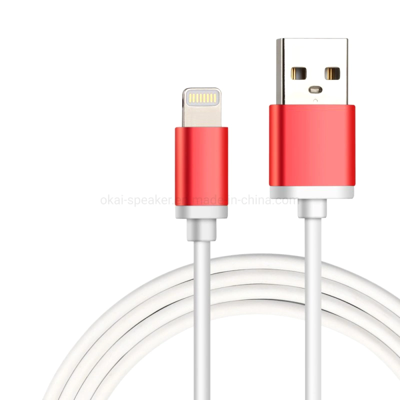 Metal Head TPE Cable Mfi Certificate Data Cable for iPhone