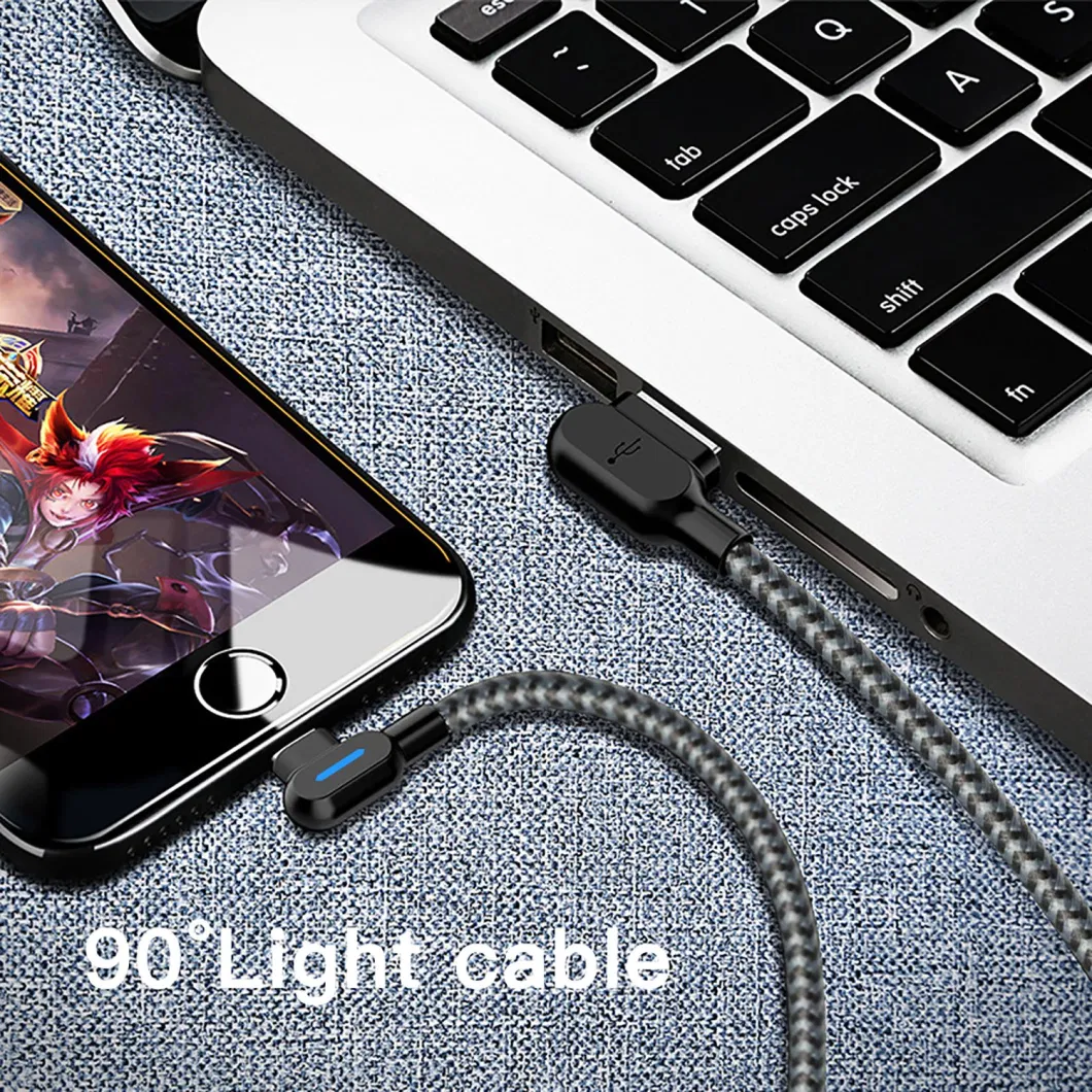 2023 New Lightning Charging Cable with LED Display for iPhone 11 12 13 Lightning to USB Cable for iPhone USB Data Cable