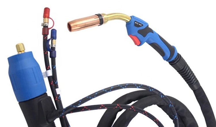 Euro Type Water Cooled MIG 401d CO2 Welding Torch with Solid Cble